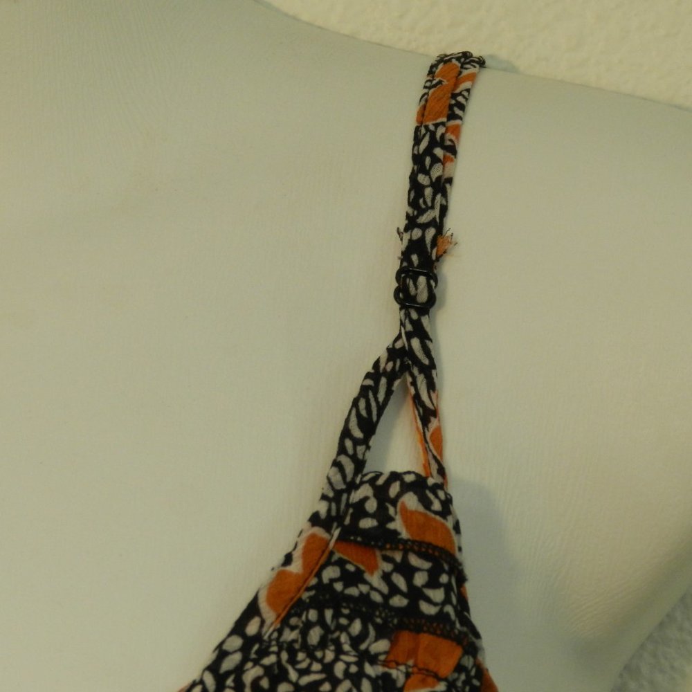 Row A Triangle Spaghetti Strap, Ruffled Bodice An… - image 5